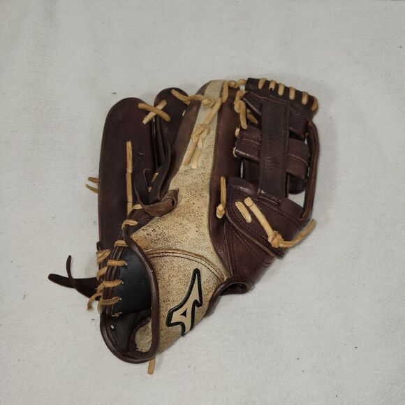 Mizuno Glove Baseball Brown Leather Softball Left Handed 12.5" Model GFN 1250B3 - Picture 2 of 14